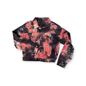 Tie-Dye Denim Jacket